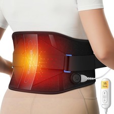 Comfytemp Heating Pad for Back, FSA Eligible Electric Heat Pad with Lumbar Su...