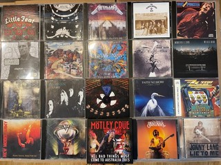 Grosse CD Sammlung Rock Hardrock Heavy Metal Punk 101 CDs alle auf Fotos