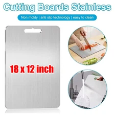 Titanium Cutting Board Titanium Cutting Boards for Kitchen Camping Double-Sided