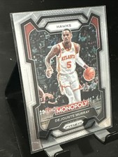 2023-24 Panini Monopoly - Dejounte Murray #5 Silver Prizm Atlanta Hawks/NO Pelic