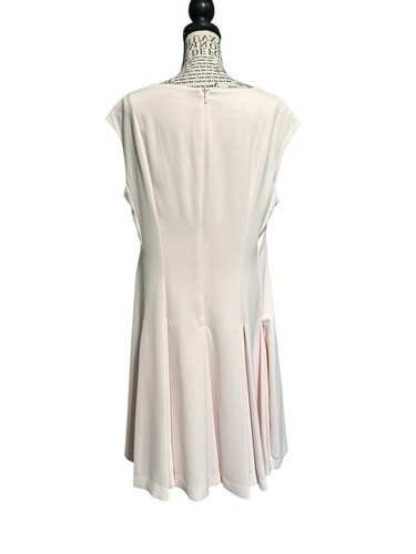 Jones Of New York Dress Women's 14Pink Fit & Flare Below the Knee Sleeveless NWT - Picture 3 of 12