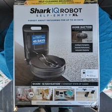 SHARK IQ ROBOT SELF-EMPTY XL ; NEW IN OPEN BOX ; BLACK