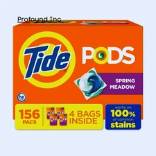 Tide PODS Laundry Detergent Pacs, Spring Meadow, 156 ct -- FREE SHIP!!