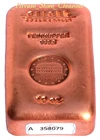 Geiger 999,9% Feinkupfer 10 OZ Copper Bar Schloss Guldengossa Graded Bullion Bar