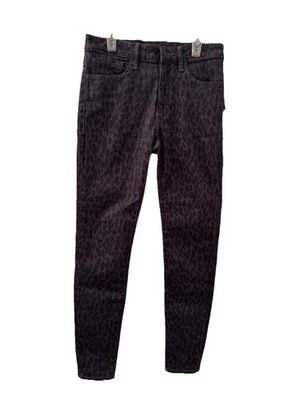NWT Mavi Jeans -Alyssa- Black/Gray Animal Print.  28/29. High Rise. Super Skinny