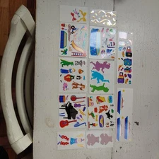 Vintage Stickers Mrs Grossmans LOT  Letters Flowers  Assorted 1990's