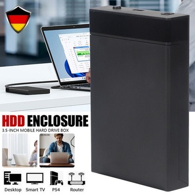 USB 3.0 SATA SSD HDD Festplattengehäuse Externes HDD Gehäuse für 2,5 / 3,5 Zoll