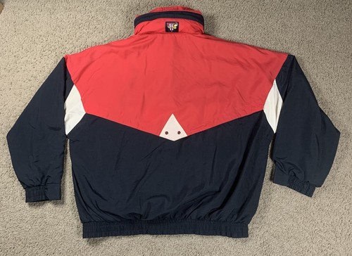 Winston Cigarette Jacket Black Red Lined Full Zip Mens L VTG 90s Western READ - Picture 13 of 20
