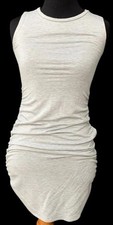 Antistar Bodycon Sheath Dress XS Gray Knee Length 24x35 Stretch Sleeveless
