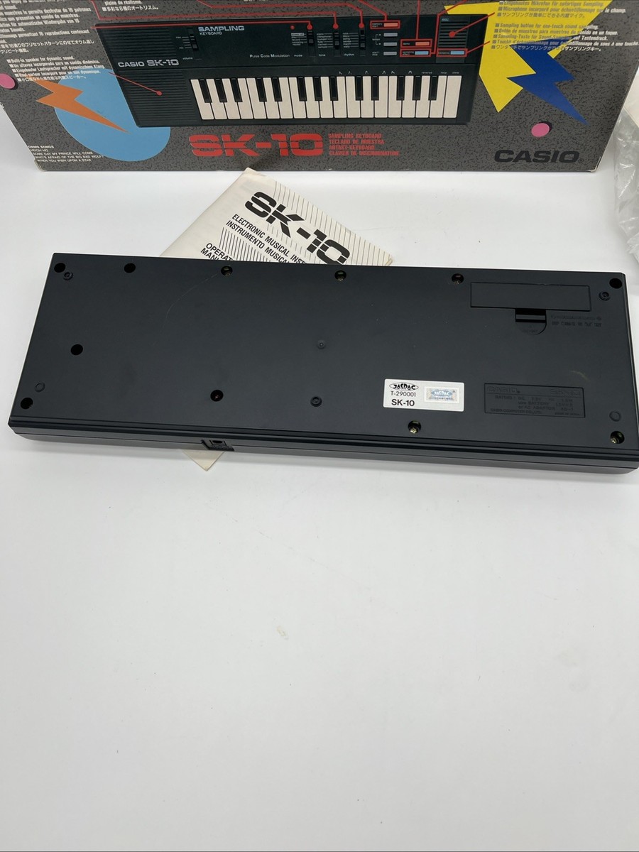 【本体のみ】CASIO SK-10 サンプリングキーボード レア美品 CASIO SK-10 サンプリングキーボード 元箱付き - メルカリ
