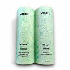 Amika The Kure Bond Repair Shampoo Conditioner 33.8 oz DUO