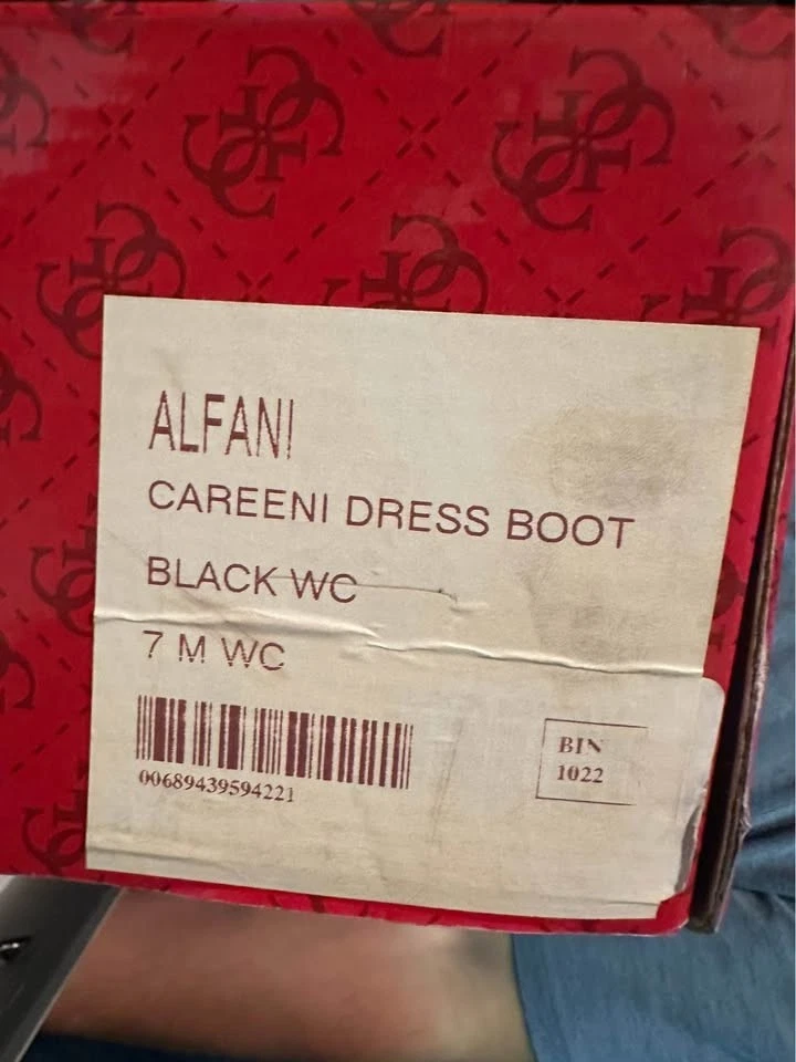 NUEVO - Botas gruesas de tacón negras Guess talla 7, elegantes, sin abrir, sin usar, Foto 4 de 4