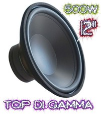WOOFER 30 CM 8 Ohm 12" POLLICI 500W SOSP MORBIDA FOAM DOPPIO MAGNETE SUBWOOFER