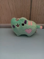 Cute Cat (Blue) Plush Key Chain (New)