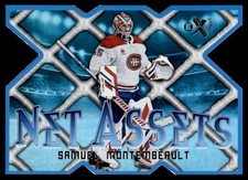 Samuel Montembeault NET ASSETS #14 2023-24 SkyBox E-X 2000 Credentials Montreal