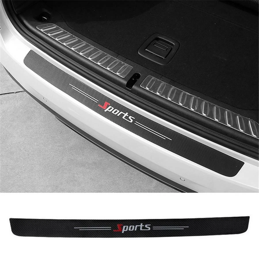 5Pcs/Set Car Scuff Plate Door Sill Cover Panel Step Protector Guard Sticker Trim - Image 4 of 4