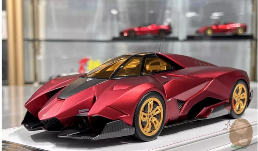 自動車 Lamborghini Egoista , MR collection 1/18 MR Models 1:18 Lamborghini Egoista grigio / arancione
