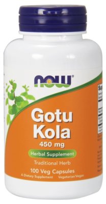 NOW FOODS, GOTU KOLA 450mg  100 Veg. Kapseln SUPER PREIS