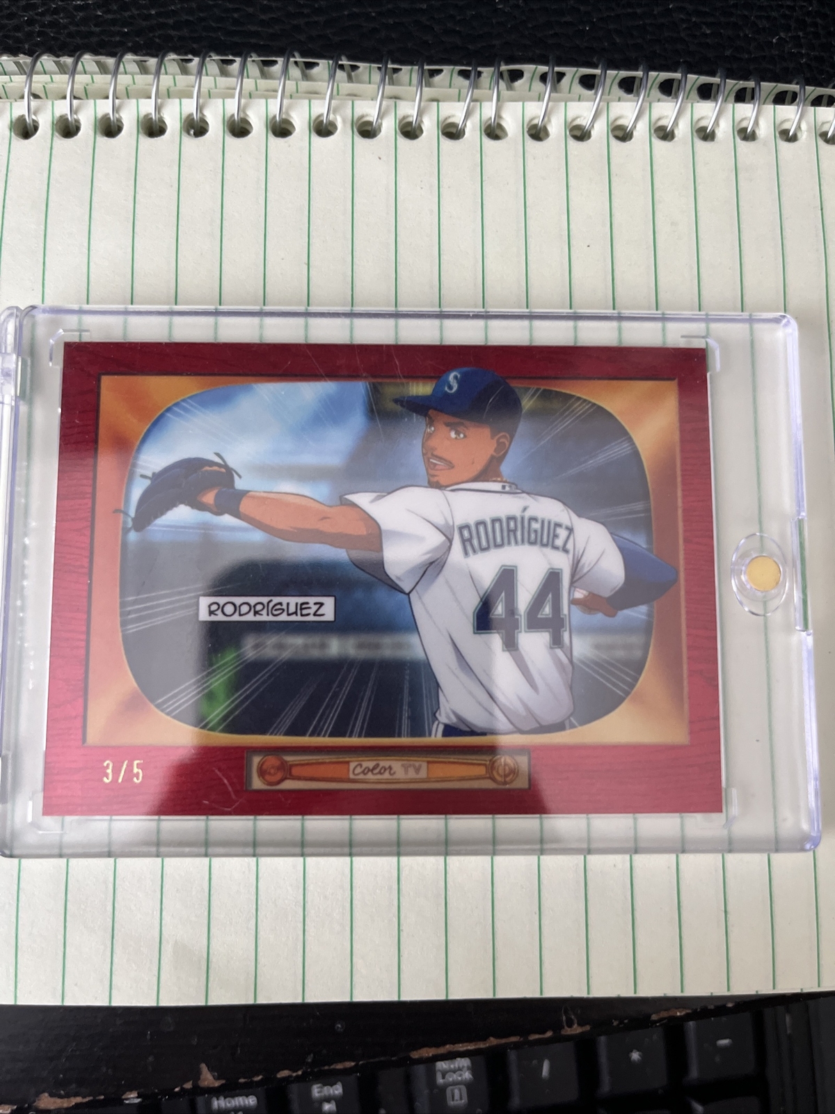 2024 Bowman : Julio Rodriguez Color Tv Anime Case Hit Refractor Red /5