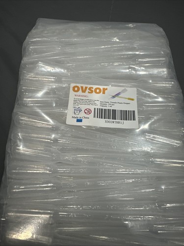 300PCS 3ML Plastic Transfer Pipettes Eye Dropper Disposable Pipettes Dropper ...