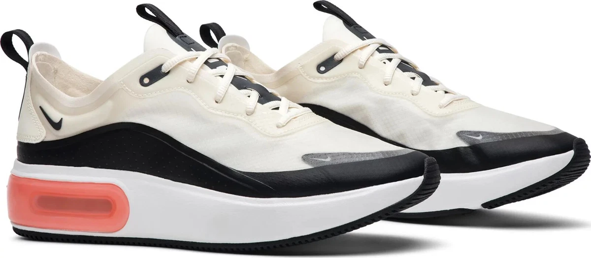Nike Air Max Dia SE Pale Ivory Black White Womens Sneakers AR7410