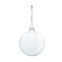 Youseexmas Glass Hanging Ornaments Clear Color 8cm Pack Of 6 Flat Disc Shape Youseexmas Glass Hanging Ornaments Clear Color 8cm Pack Of 6 Flat Disc Shape
