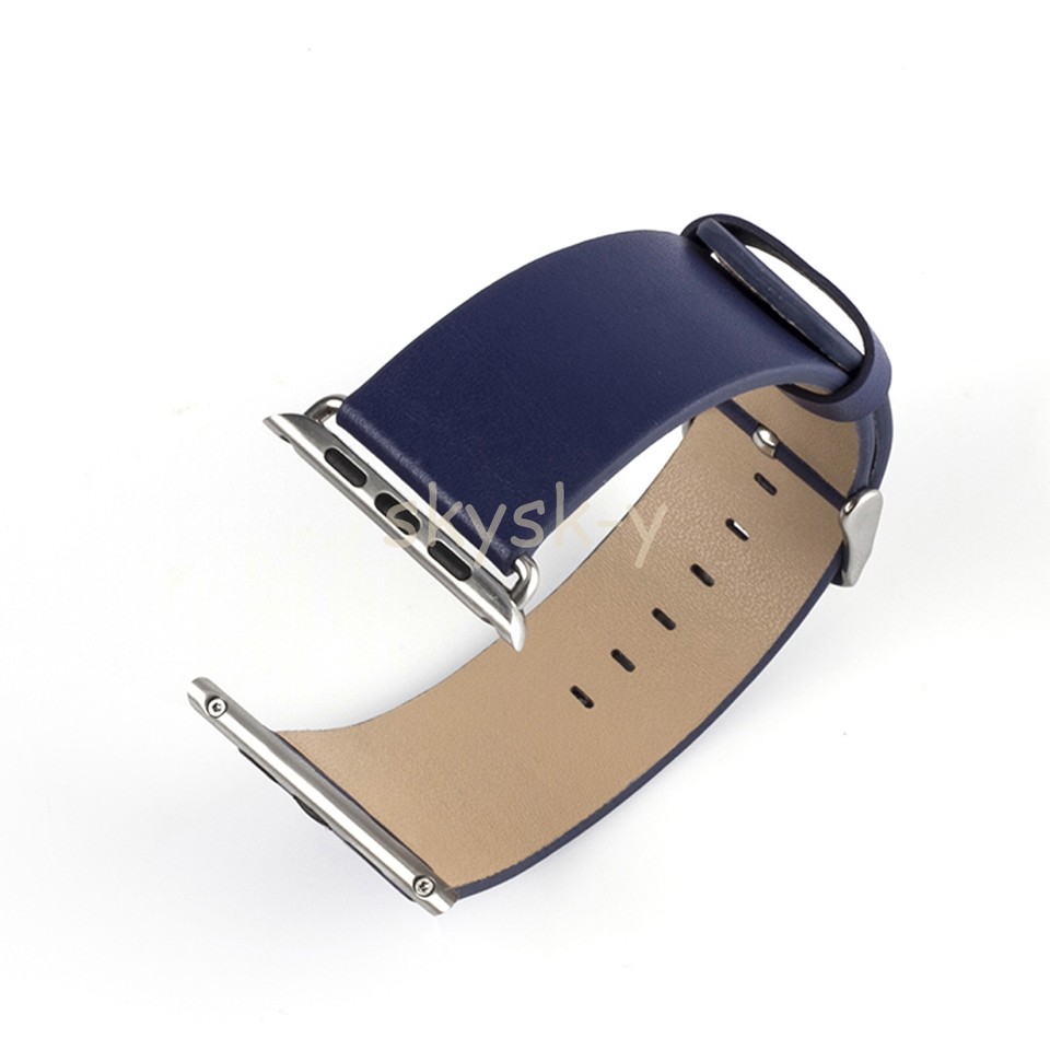 Genuine Leather Buckle Wrist Watch Strap Band Belt for iWatch Apple