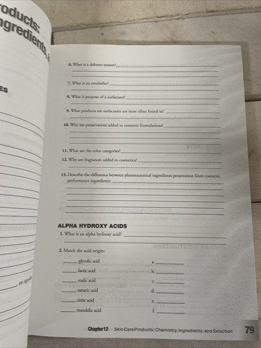 Milady Standard Esthetics Workbook : Advanced Fast Shipping - Picture 5 of 7