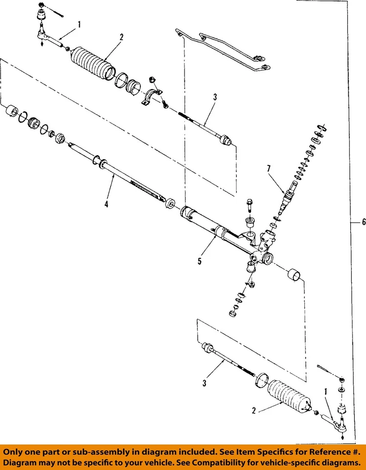 Used Rack and Pinion Assembly fits: 1991 Chevrolet Corvette Power Rack and Pinio Foto 3 de 4