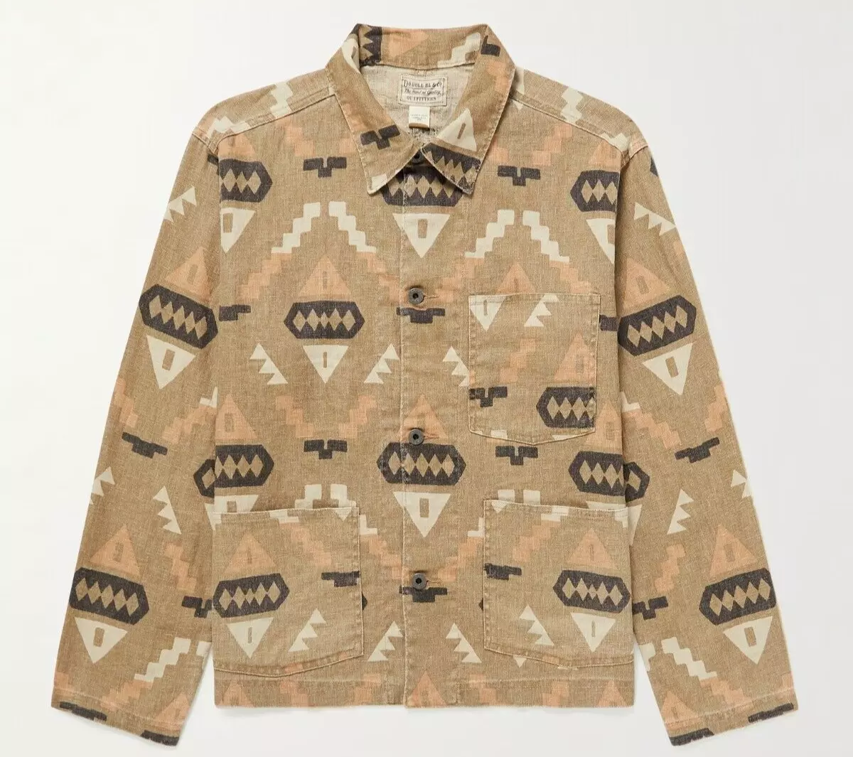 New $590 Double RL - RRL - Ralph Lauren - Oakham Linen Shirt Jacket - 2XL XXL