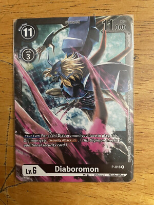 Diaboromon P-016 PROMO Digimon TCG NEAR MINT(Gift Box 2022