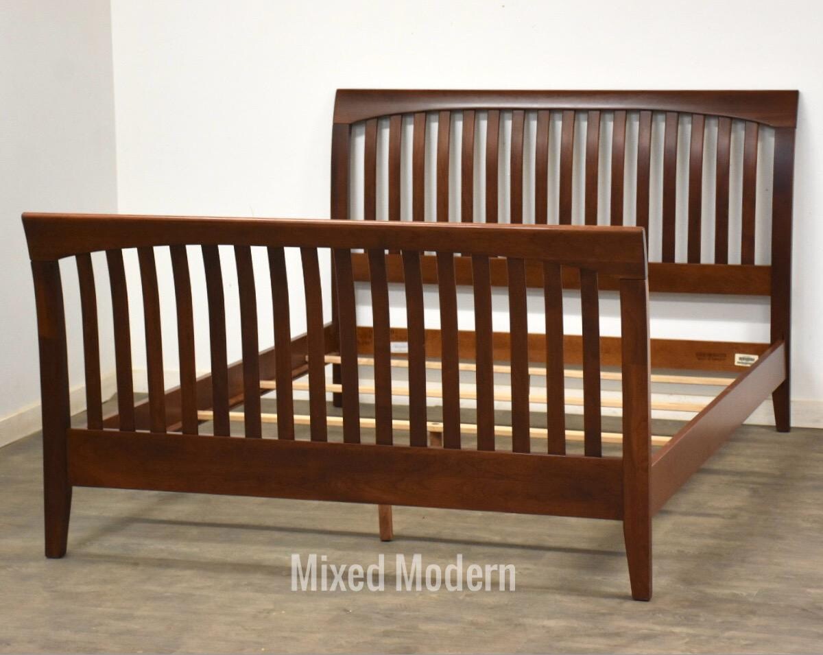 Ethan Allen American Impressions Cherry Queen Bed | eBay