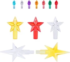 Ornaments for Ceramic Christmas Trees Medium Multi Color 150 Pc & 4 stars