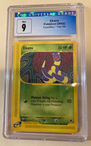Ekans graded CGC 9 for sale on eBay
