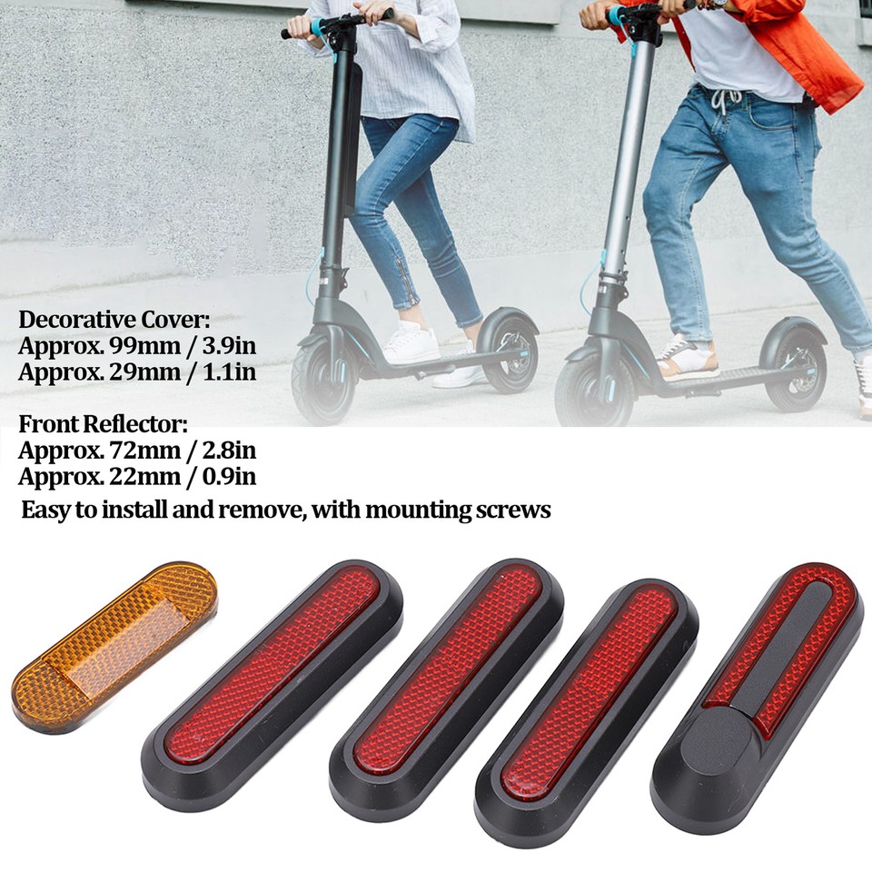 (Red)5Pcs Electric Scooter Wheel Hubs Cover Safe Drive Install Easily