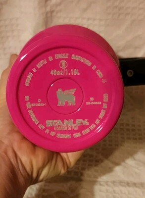 NEW NEON ELECTRIC HOT PINK Stanley Cup 40oz Quencher H2.0 FlowState Tumbler  | eBay