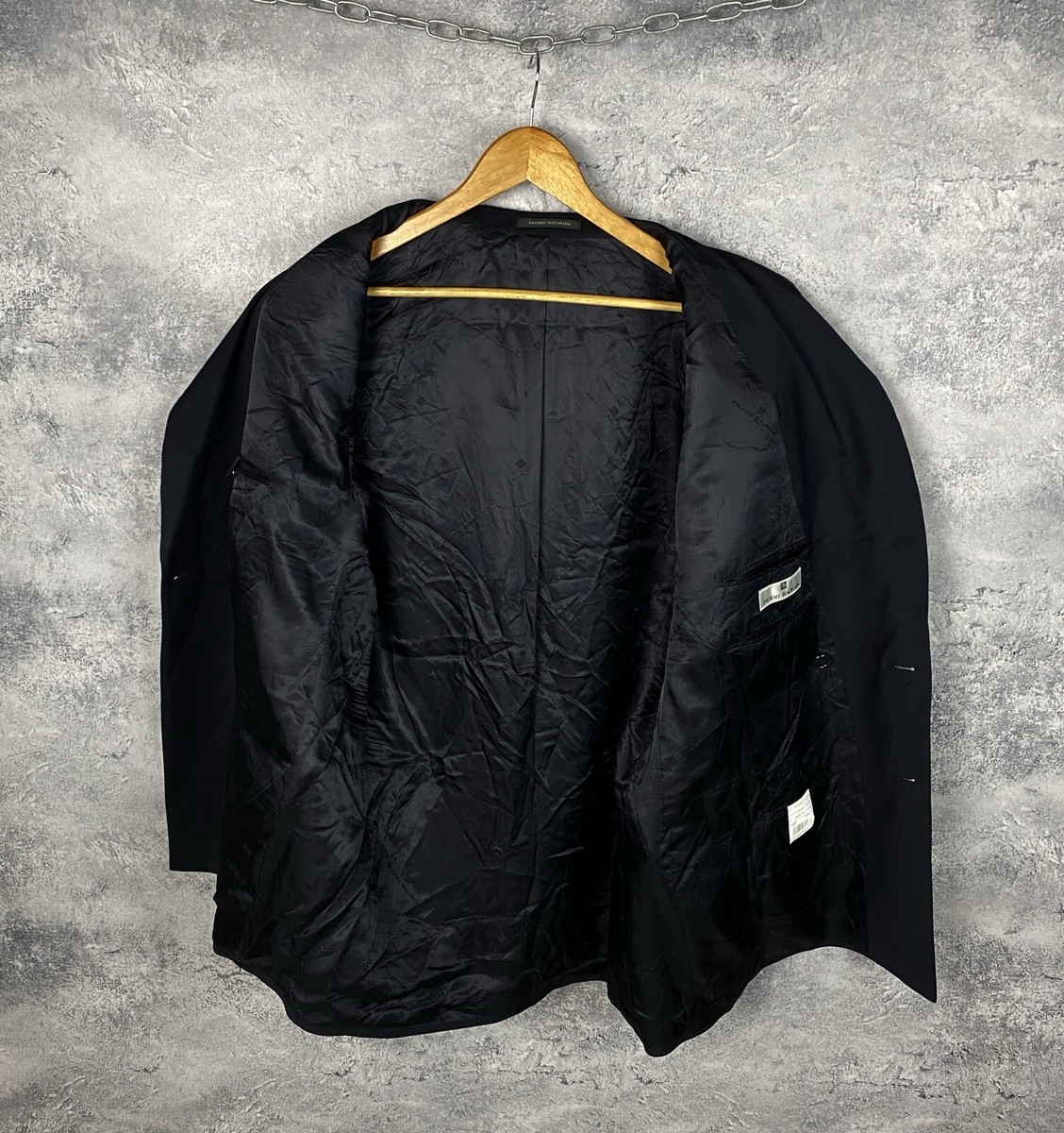 PIERRE BALMAIN ジャケット Pierre Balmain Paris Mens Blazer Navy Single Breasted 2