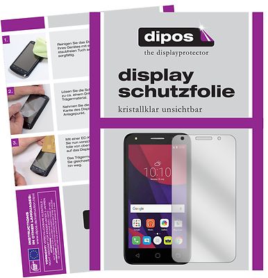 2x Schutzfolie für Alcatel Pixi 4 klar Displayschutzfolie Folie Displayfolie
