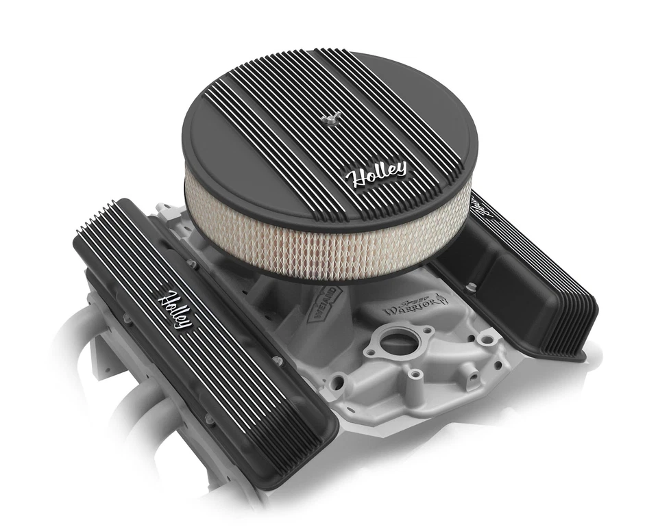 Holley крышки клапанов - винтажный - SBC для 58-86 Chevrolet/GMC/Pontiac/Buick/Checker - Изображение 2 из 4