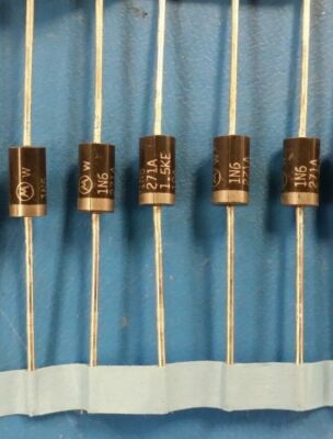 (10PCS) 1N6271A/1.5KE10A, Motorola, TVS Diode, 8.55VWM, 14.5VC, Axial ...