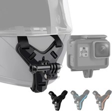 Motorcycle Helmet Chin Strap Mount Compatible with Gopro Hero 13, 12, 11, 10, 9,
