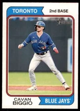 2023 Topps Heritage #349 Cavan Biggio NM-MT Blue Jays ID:73423