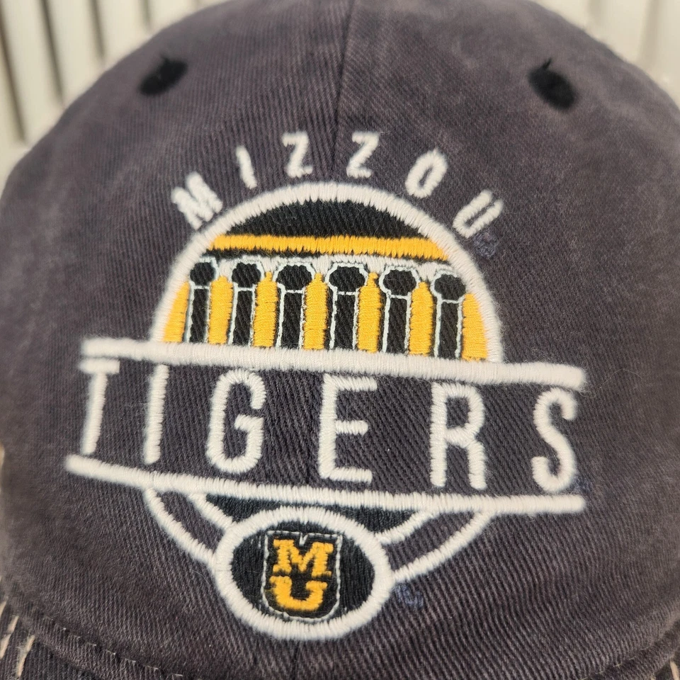 Gorra de camión Missouri Mizzou Tigers Zephyr Z Snapback azul lona malla universidad Foto 3 de 4