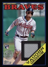 2023 Topps Series 4 1988 RC Rookie Patch Relic Black VAUGHN GRISSOM Digital