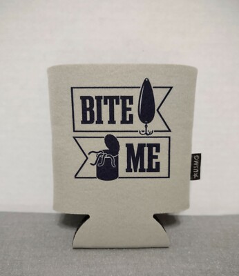 Fishing ''Bite Me'' Koozie Fits 12 OZ Can