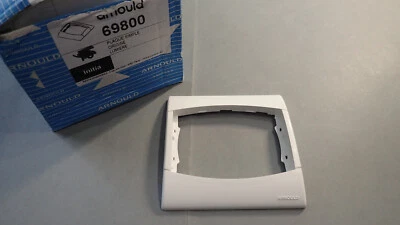 Arnould INITIA 69800 ou 698 00 - Plaque Initia Lumière SIMPLE Enjoliveur BLANC