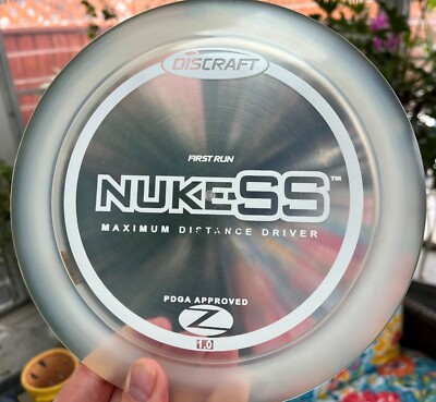 Disc Golf ICE Crystal Nuke SS First Run Proto Discraft (Rare White Stamp)  #2519