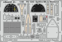 MW22 Eduard FE1243 Spitfire Mk.Ia Weekend 1/48 Zoom Set For Eduard