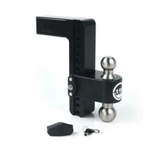 Weigh Safe Hitches LTB10-2.5-CER-BLA Cerakote Black Weigh Safe 180 Deg. Hitch