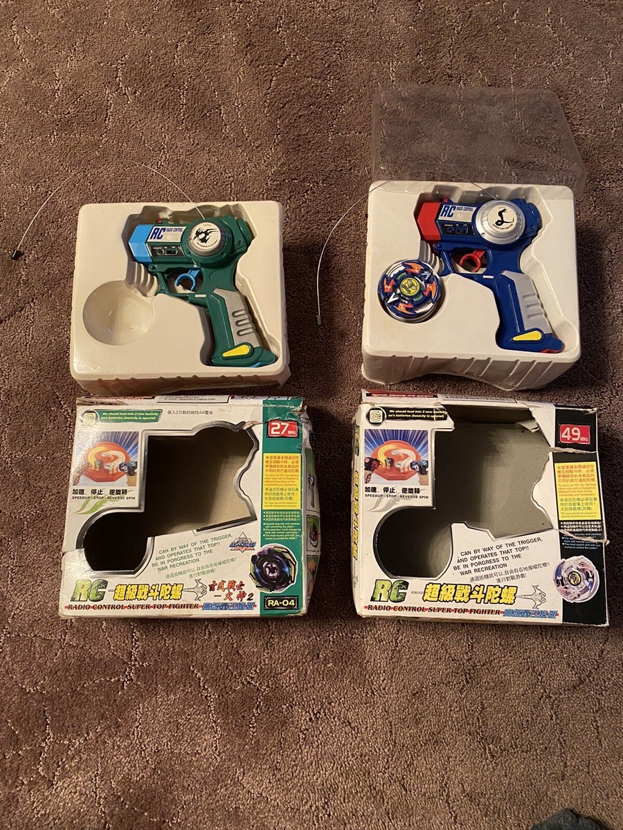 Beyblade Radio Control Super Top Fighter RC w/ Boxes - Incomplete